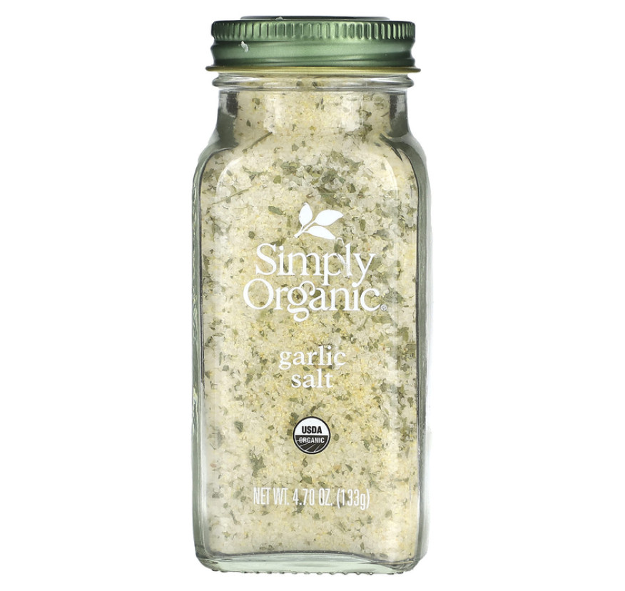 Simply Organic, Чесночная соль, 4,7 унции (133 г)