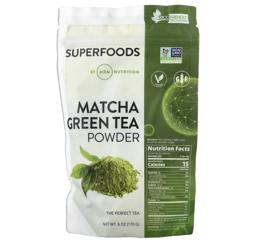 MRM Nutrition, зелёный чай матча в виде порошка, 170 г (6 унций)