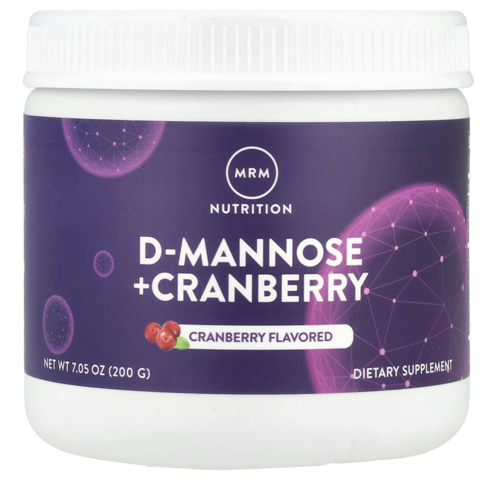 MRM Nutrition, D-Mannose + Cranberry, Cranberry, 7.05 oz (200 g)