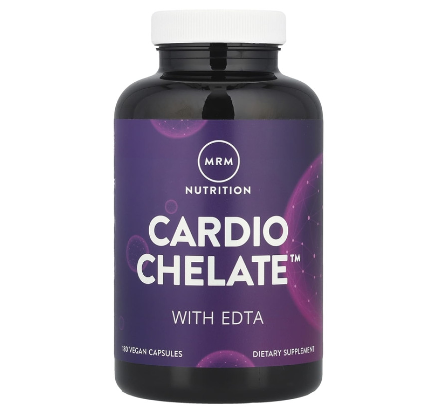 MRM Nutrition, Cardio Chelate с ЭДТК, 180 веганских капсул