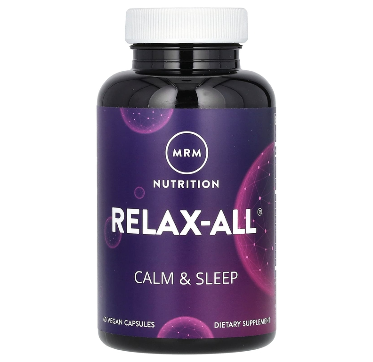 MRM Nutrition, Relax-All, средство для успокоения и сна, 60 веганских капсул
