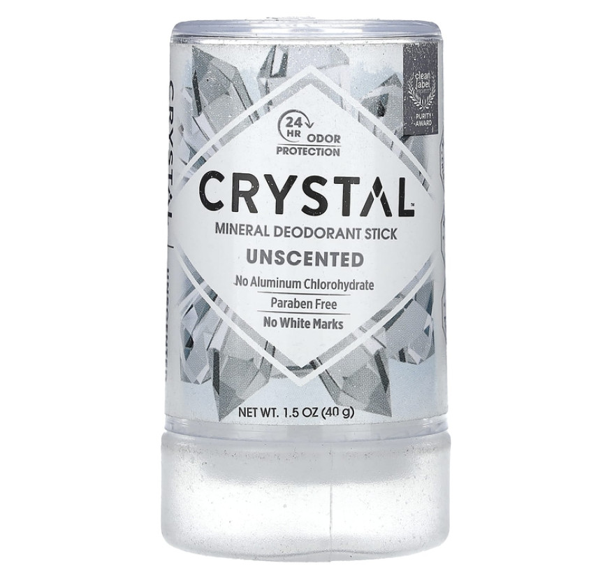 CRYSTAL, минеральный дезодорант-карандаш, без запаха, 40 г (1,5 унции)