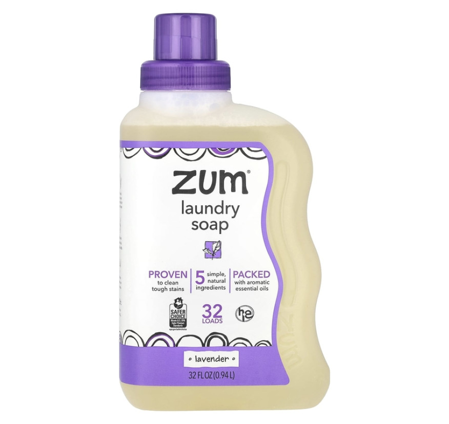ZUM, Мыло для стирки, лаванда, 0,94 л (32 жидк. Унции)
