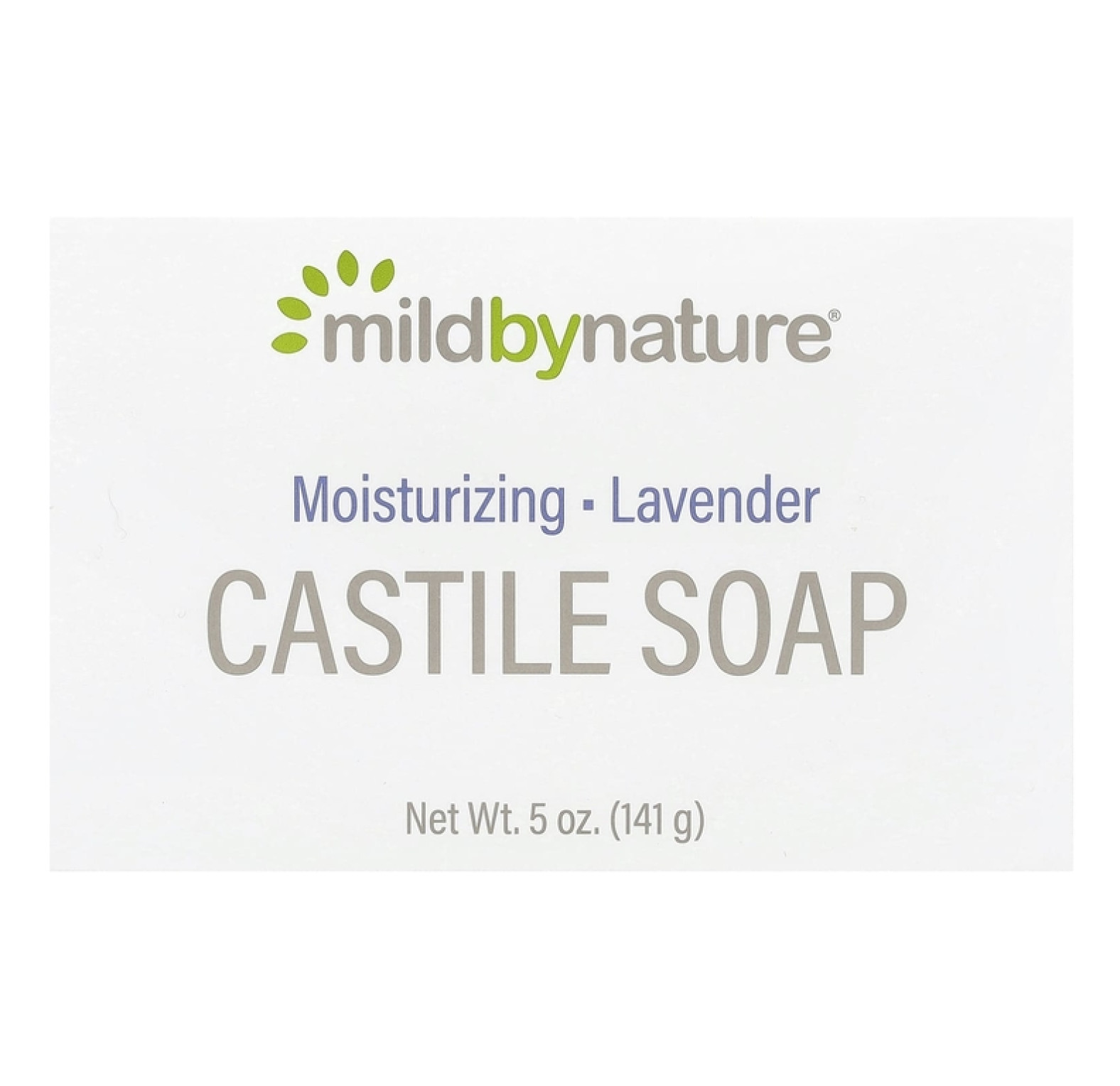 Mild By Nature, кастильское мыло, с ароматом лаванды, 141 г (5 унций)