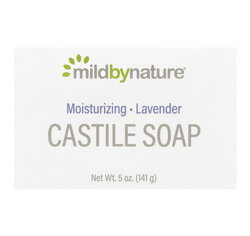 Mild By Nature, кастильское мыло, с ароматом лаванды, 141 г (5 унций)