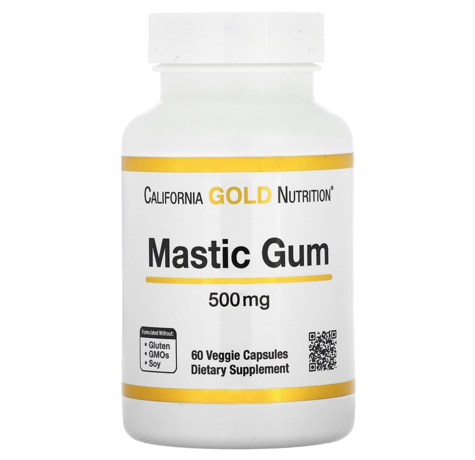 California Gold Nutrition, мастиковая смола, 500 мг, 60 растительных капсул