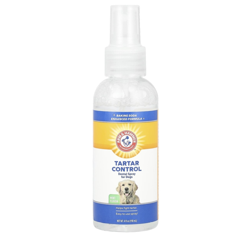 Arm & Hammer, Tartar Control, стоматологический спрей для собак, мята, 118 мл (4 жидк. унц.)