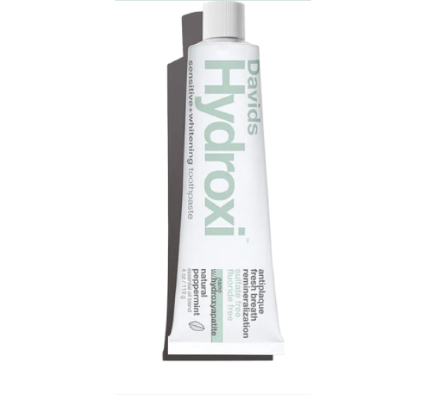 Davids Hydroxi Премиальная  отбеливающая зубная паста для чувствительных зубов, перечная мята, 113 гр.