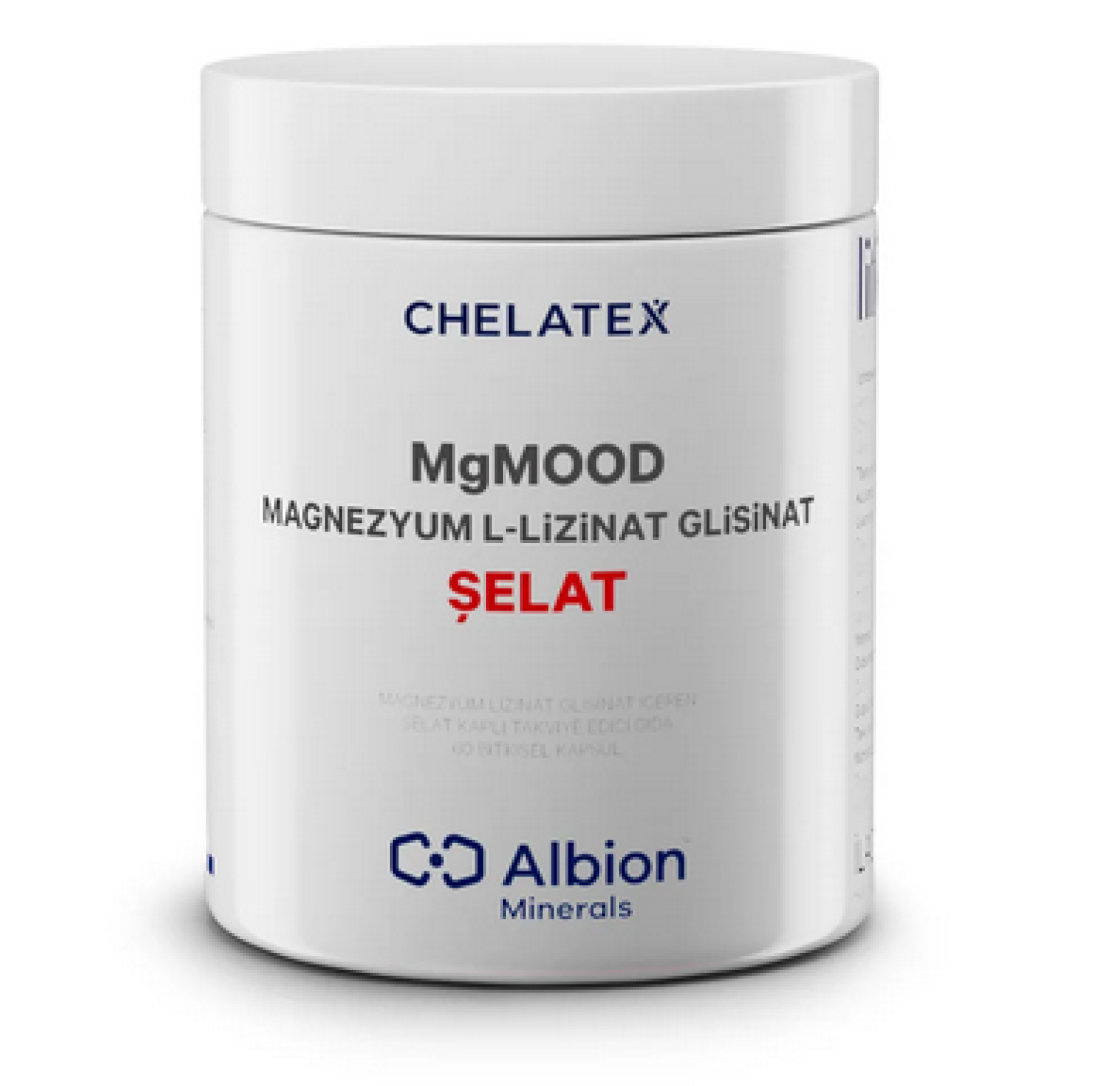 Chelatex, MgMood, Хелат L-лизината и глицината магния, 60 капсул
