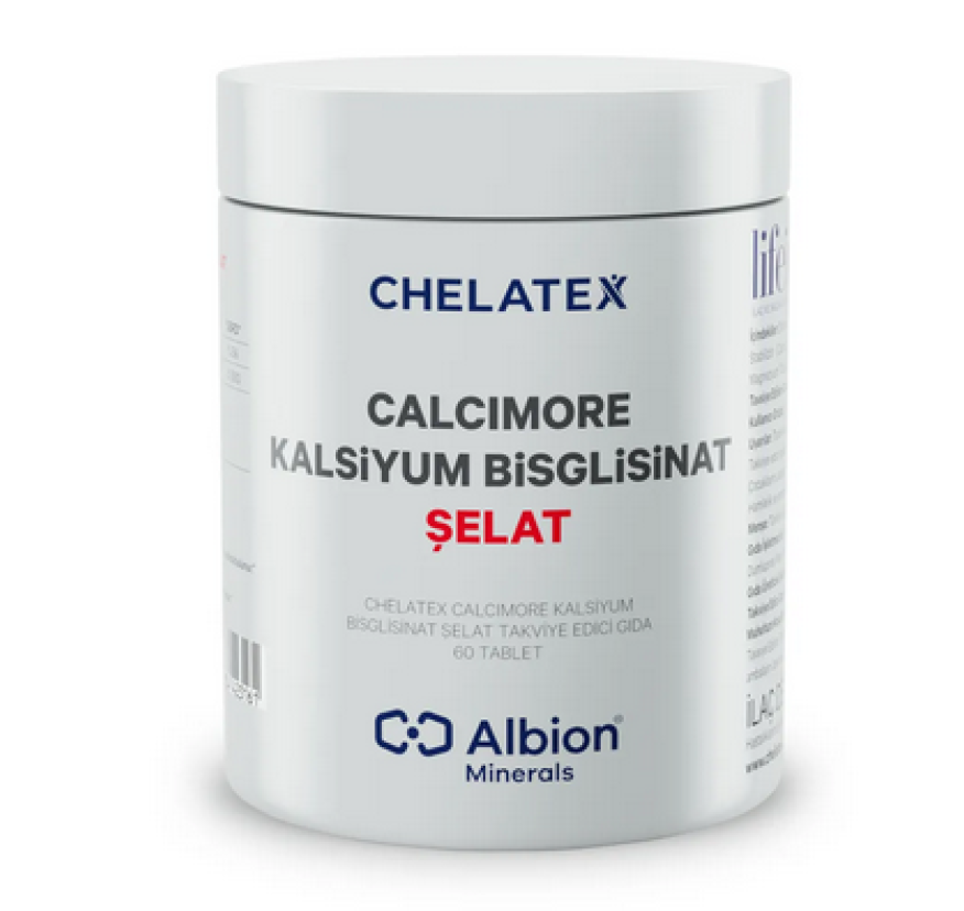 Chelatex, Calcimore, Хелат бисглицината кальция, 60 таблеток