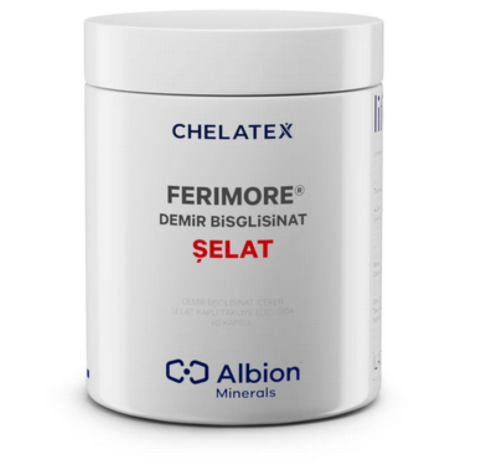 Chelatex, Ferimore, Хелат бисглицината железа, 60 капсул