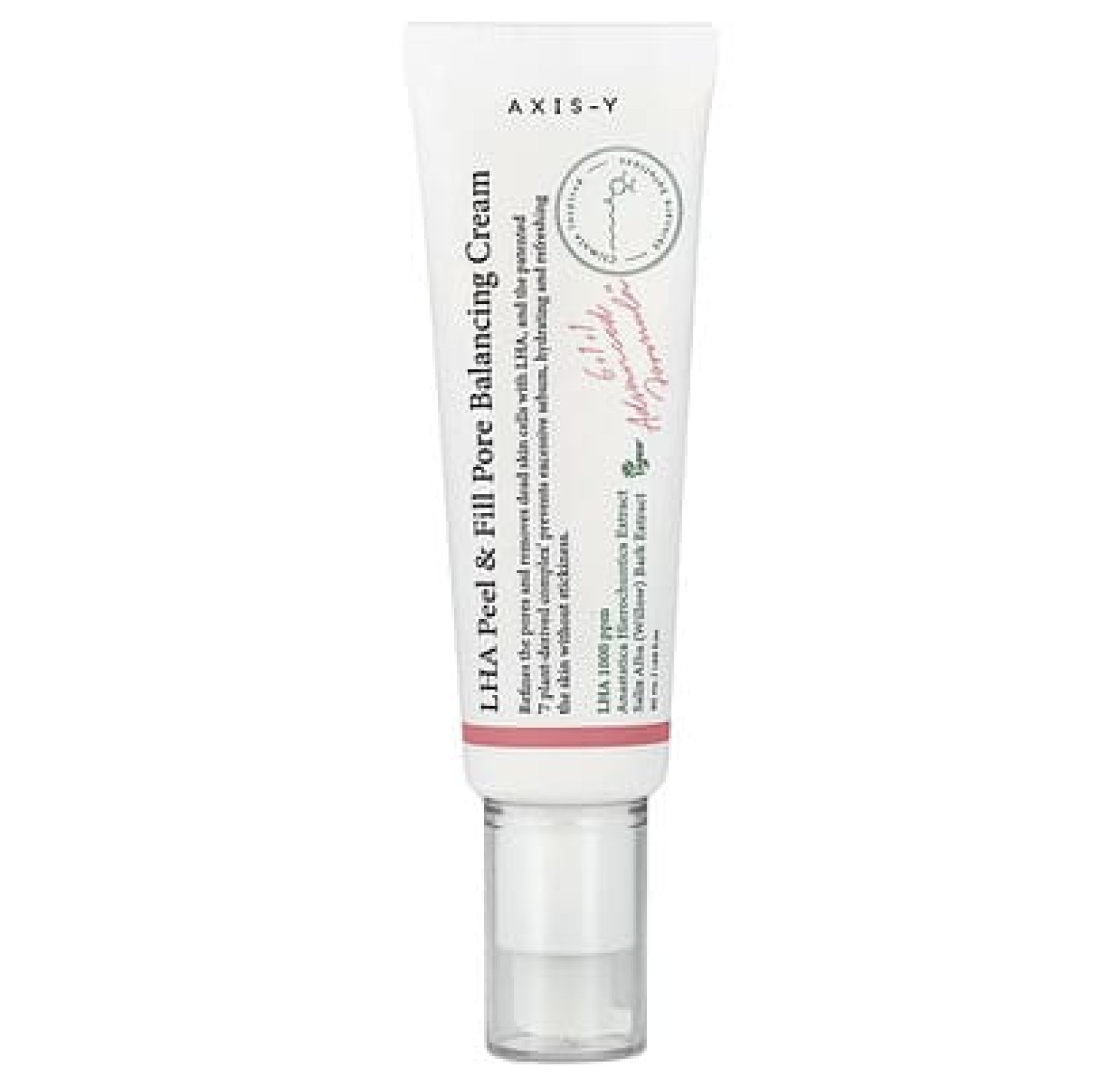 Axis-Y, LHA Peel & Fill Pore Balancing Cream,Сбалансированный крем для сужения пор, 50 мл 