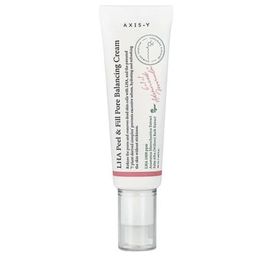 Axis-Y, LHA Peel & Fill Pore Balancing Cream,Сбалансированный крем для сужения пор, 50 мл 