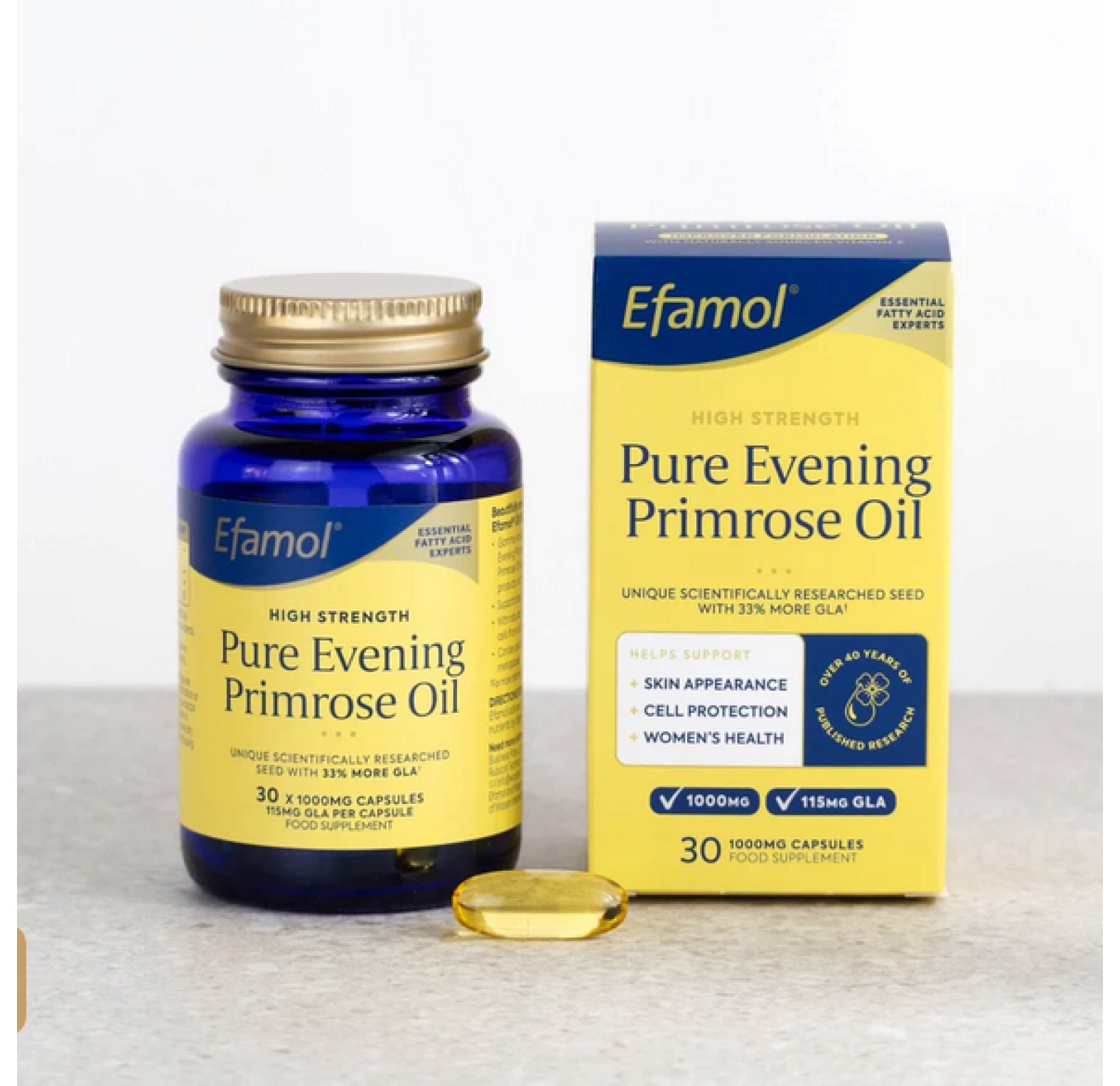 Efamol, Чистое масло примулы вечерней, 1000 мг,30 капсул