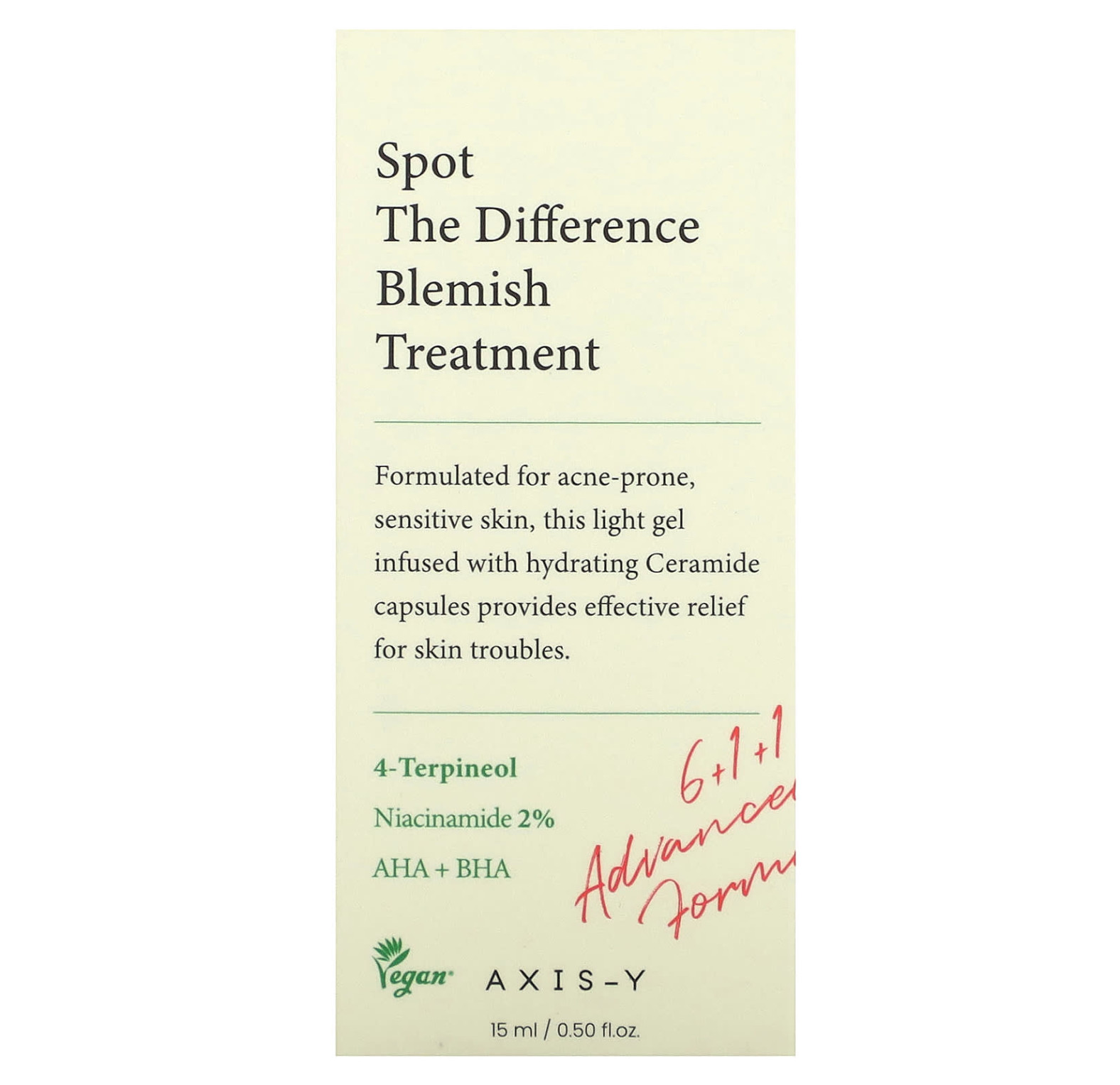 Axis-Y, Spot The Difference, средство от пятен, 15 мл (0,50 жидк. унц.) (Товар снят с продажи)