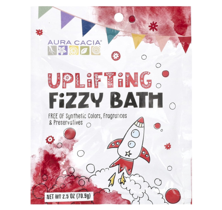 Aura Cacia, Kids, бодрящая газированная ванна, 70,9 г