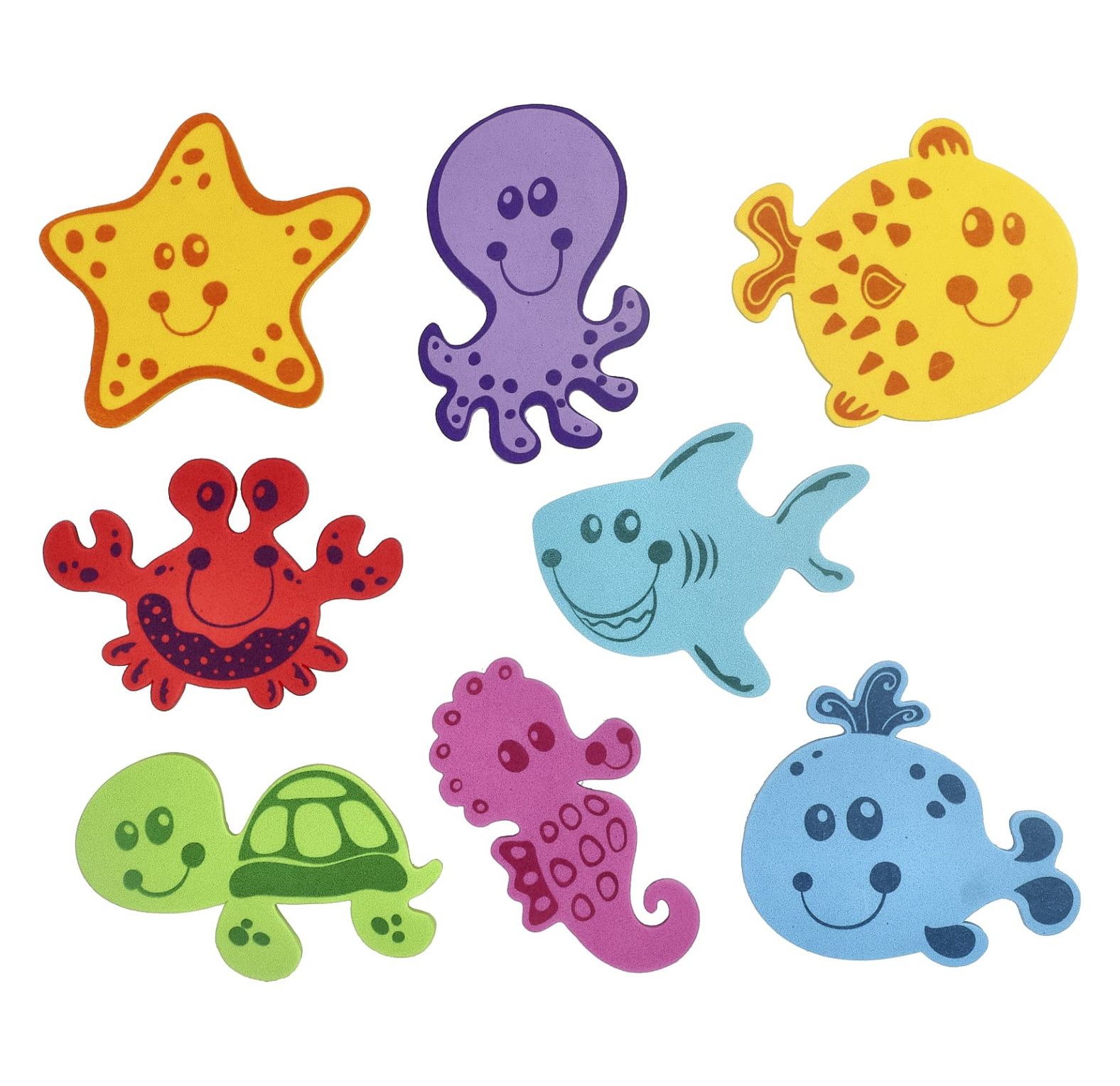 Nuby, Плавающие животные для ванн, для детей от 3 лет, 16 шт.