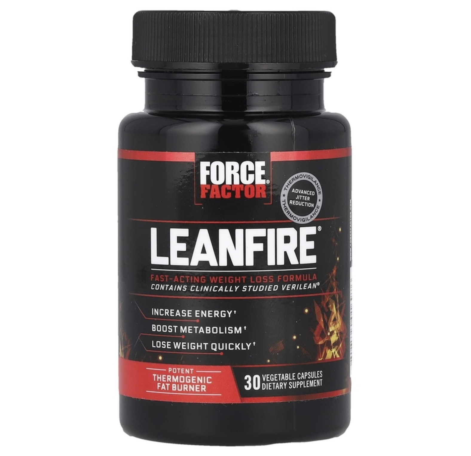 Force Factor, LeanFire®, 30 растительных капсул