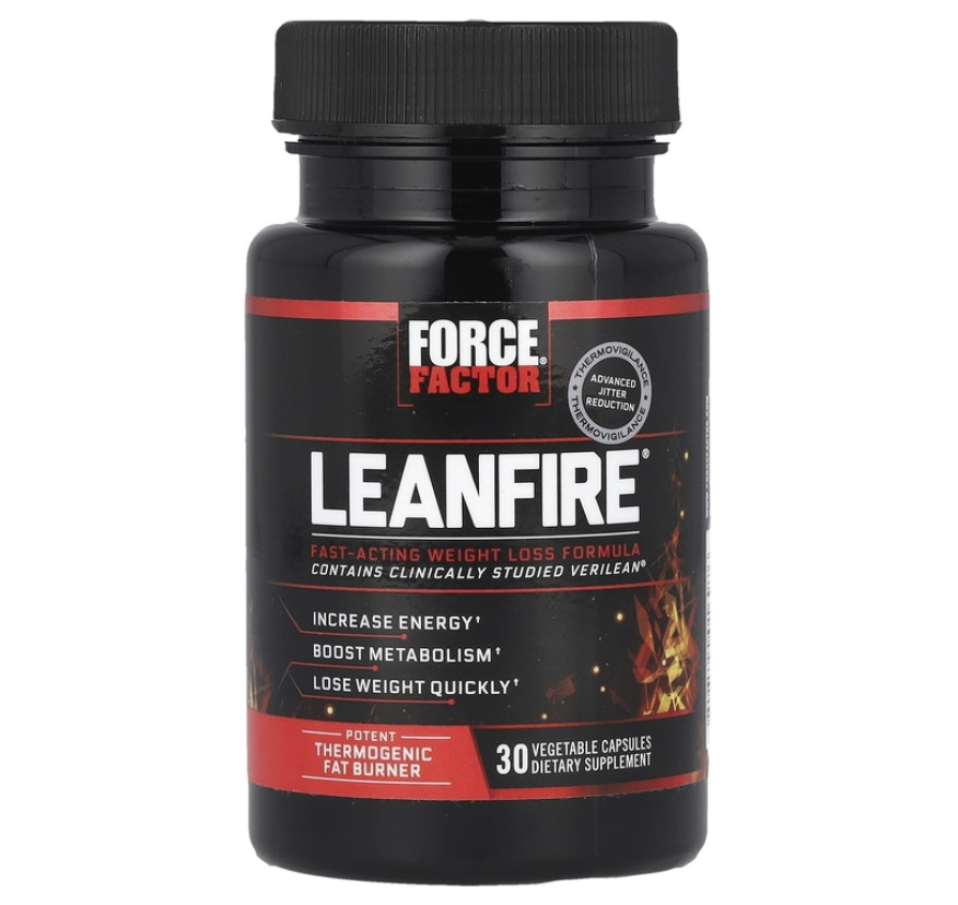 Force Factor, LeanFire®, 30 растительных капсул