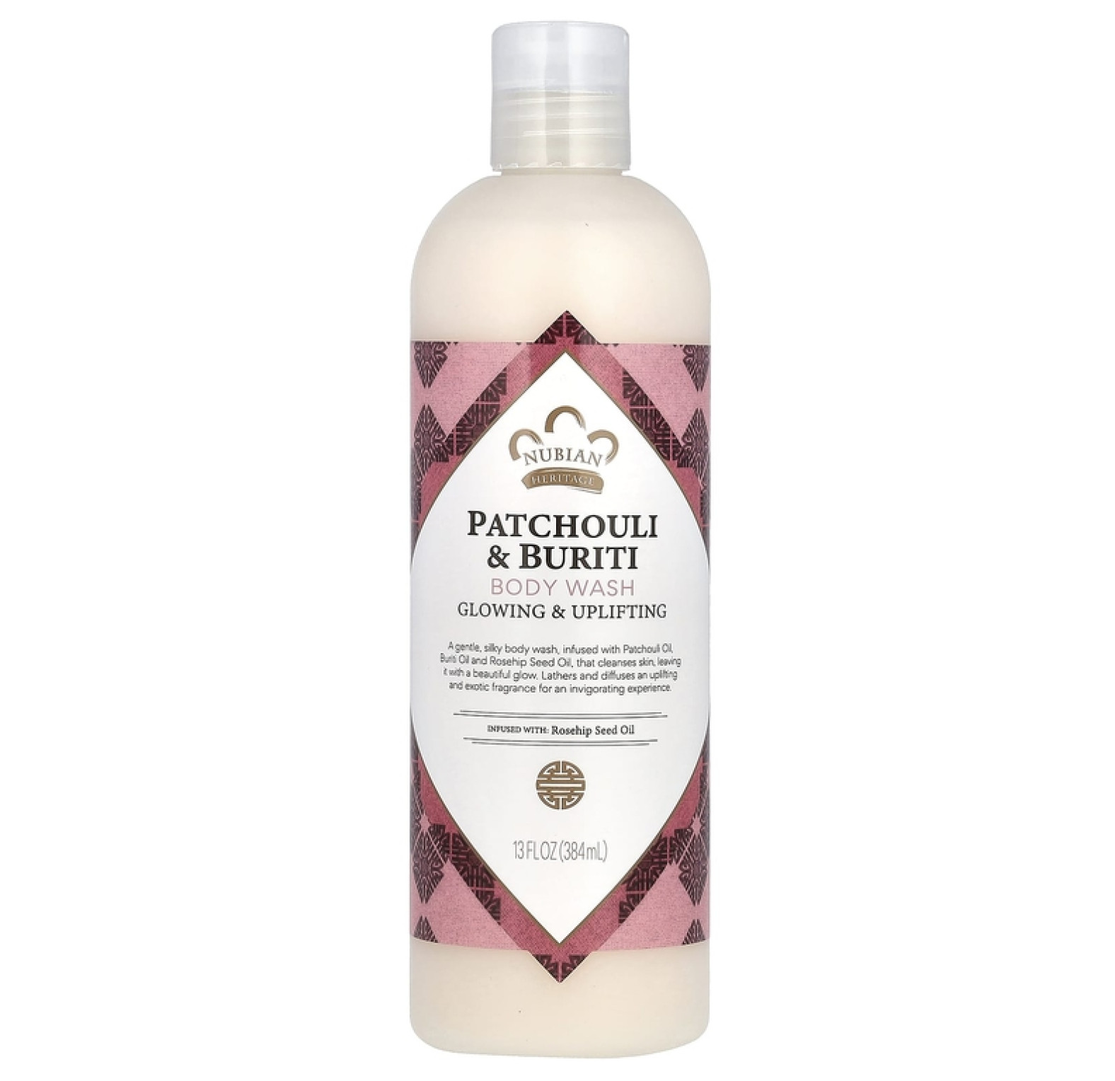 Nubian Heritage, гель для душа с маслом пачули и мавриции, 384 мл 