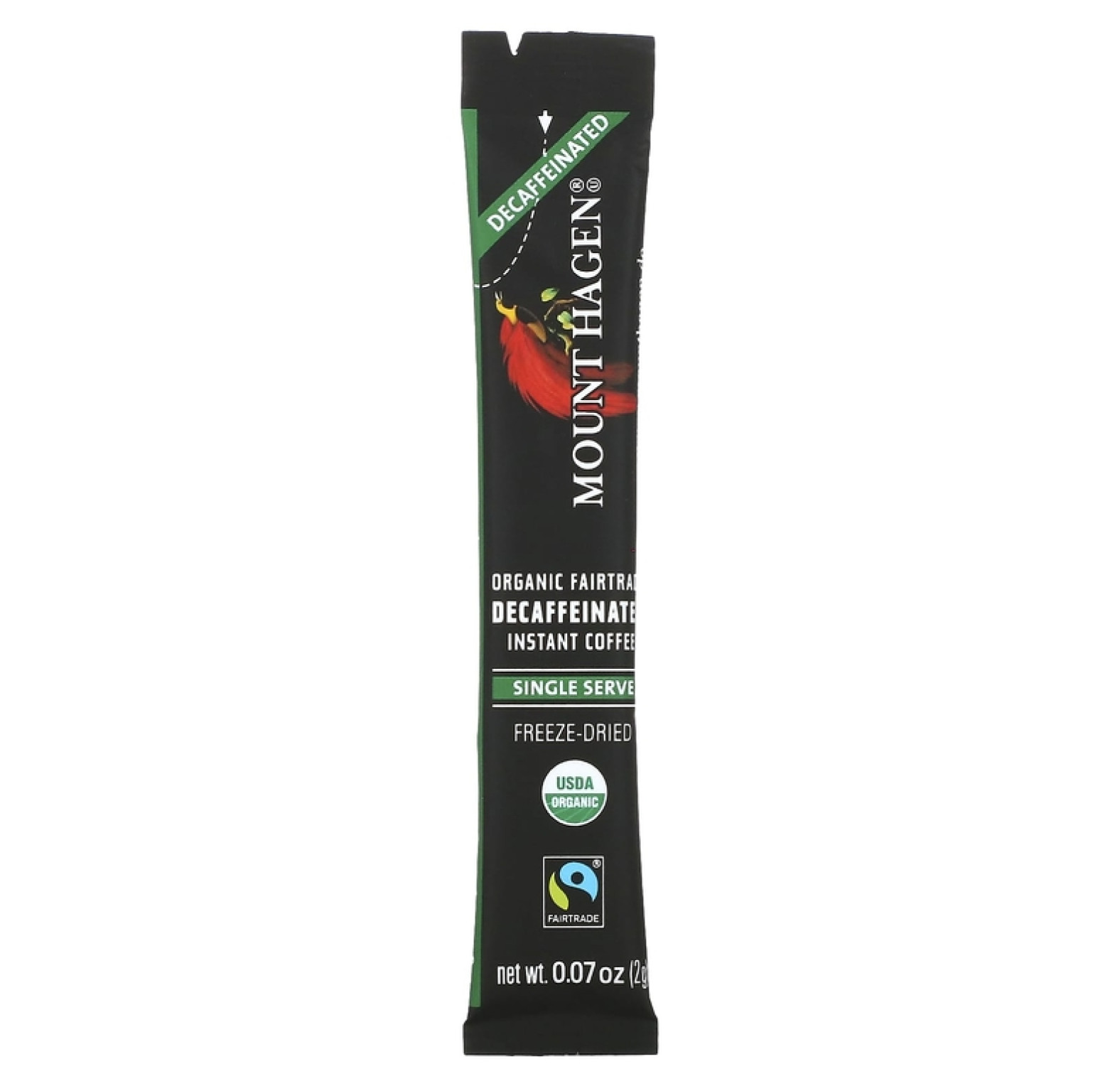 Mount Hagen, Органический растворимый кофе, без кофеина, 25 порций, 50 г