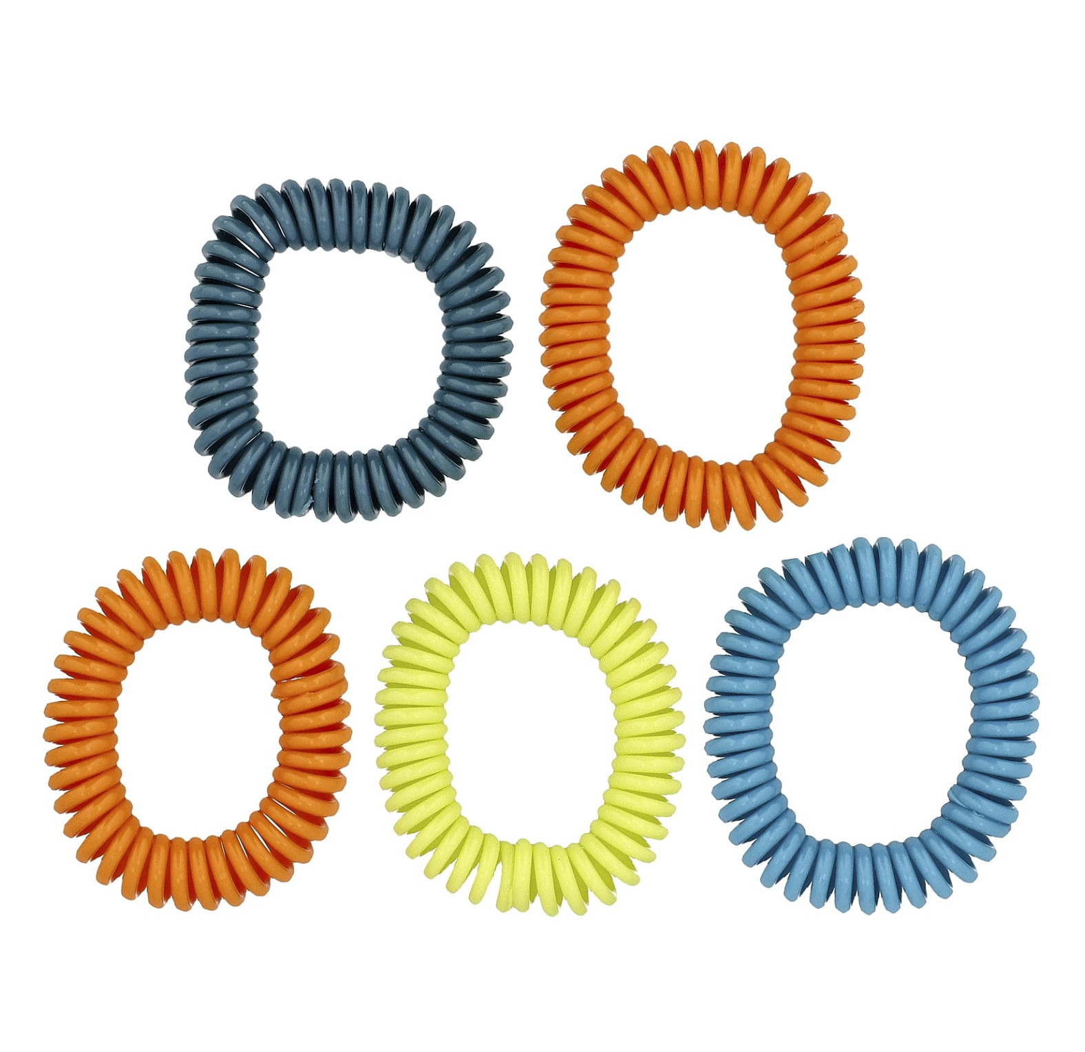 Cliganic, Браслет от комаров, универсальный размер, 5 браслетов в индивидуальной упаковке