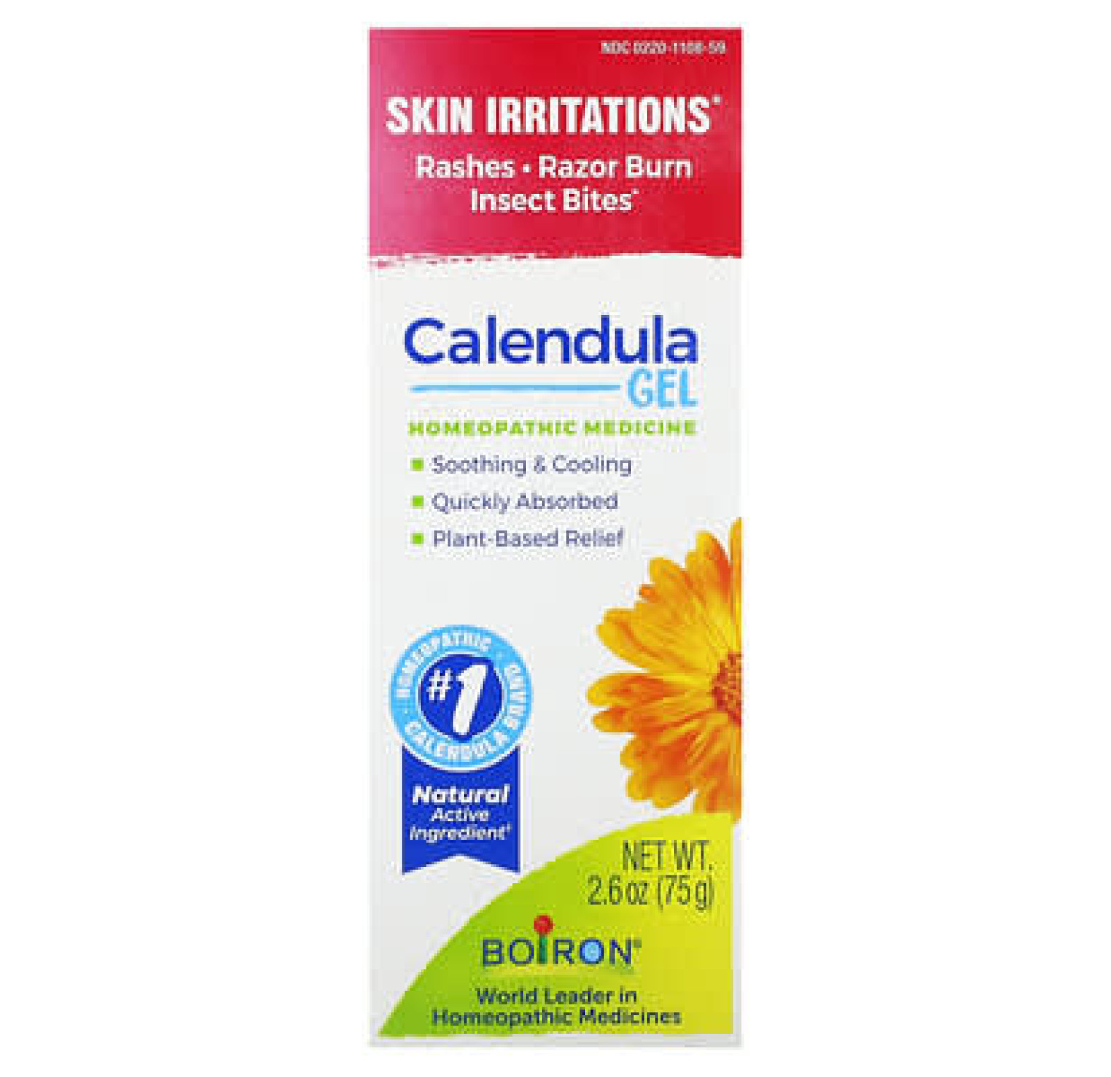 Boiron, Гель с календулой, первая помощь, 2,6 унции (75 г)