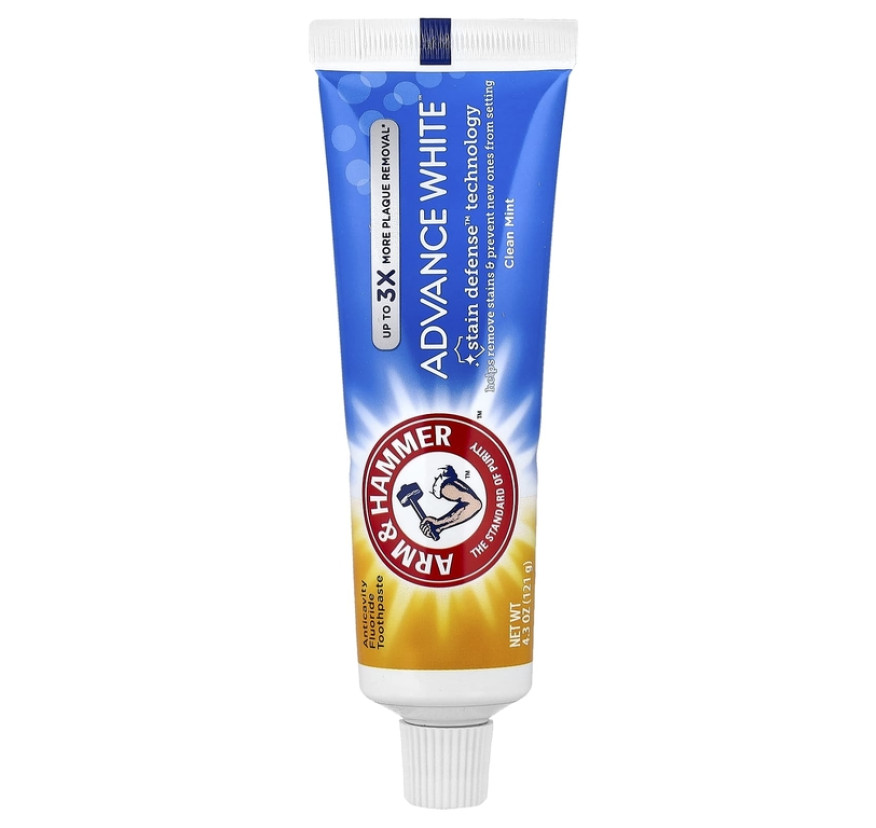 Arm & Hammer, Advance White, высокоэффективная отбеливающая зубная паста, чистый аромат мяты, 121 г