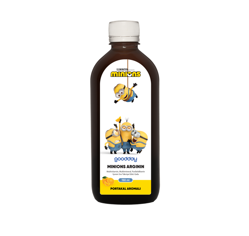 Детский Аргинин MINIONS (L-Arginine), жидкий, 150 мл