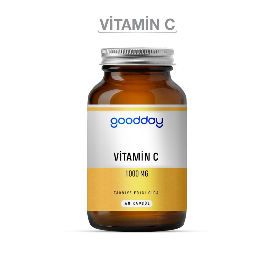 Витамин  C GOODDAY / От простуды и вирусов,  1000 мг,  60 капсул