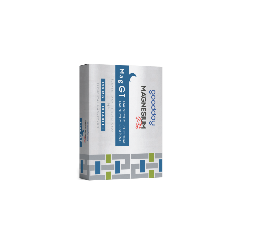 Магний GOODDAY PLUS MAG GT / Для борьбы со стрессом и усталостью, 30 таблеток