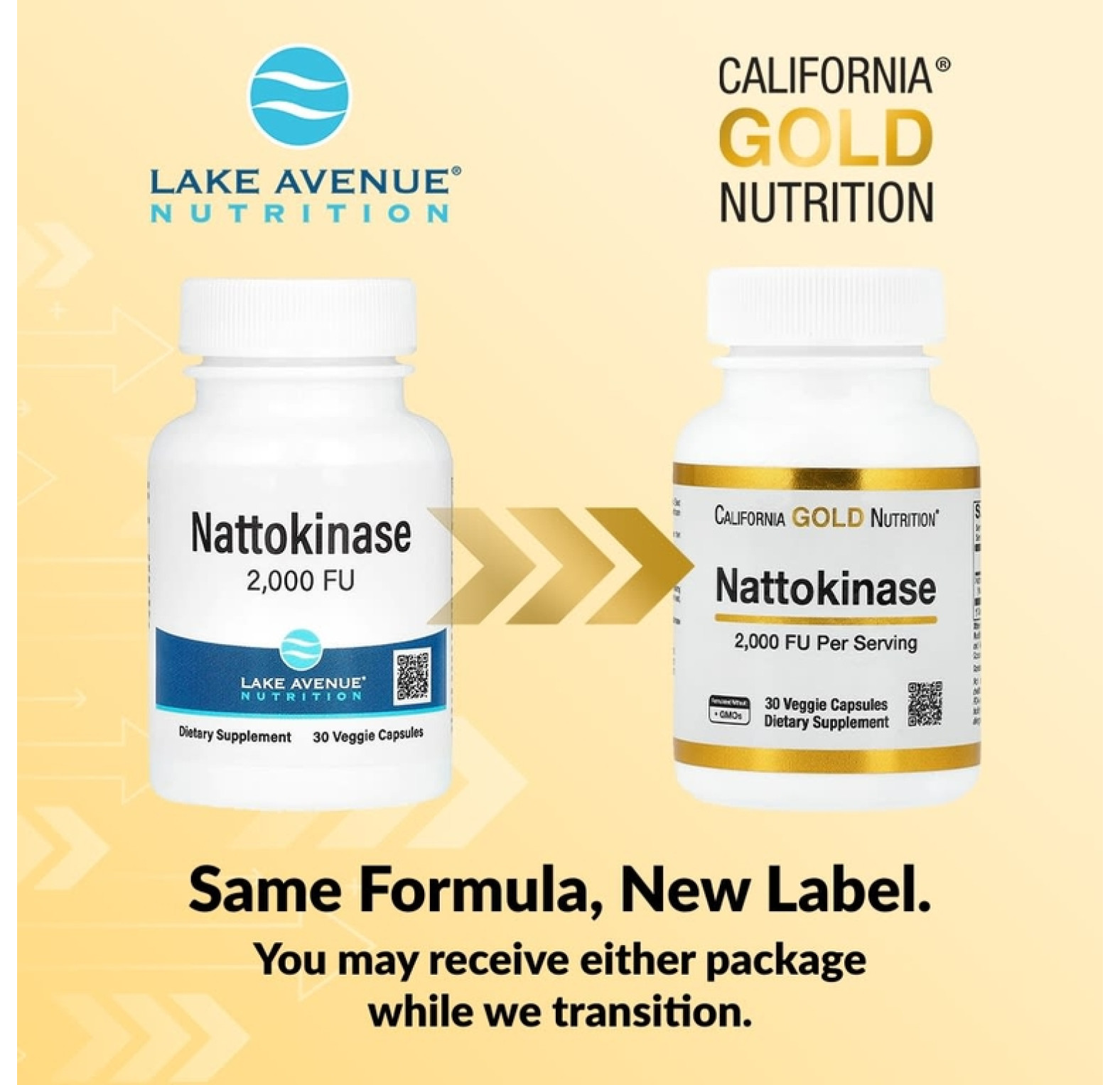 California Gold Nutrition, Наттокиназа,протеолитический фермент,2000 FU, 30 растительных капсул