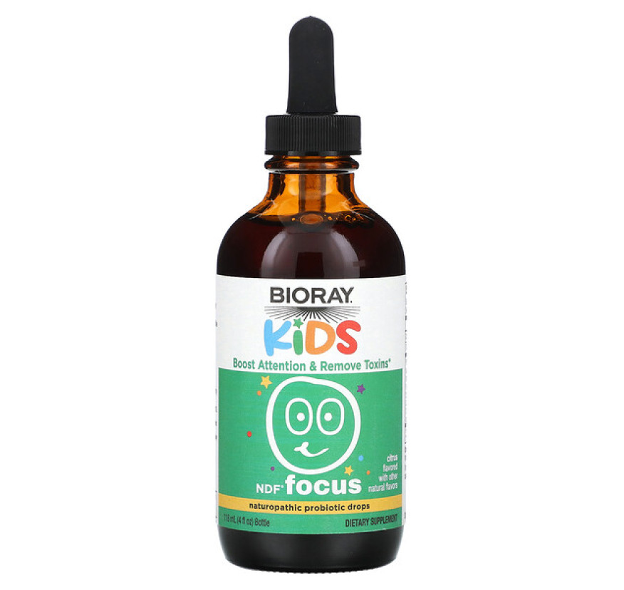 Bioray, Kids, NDF Focus, с цитрусовым вкусом, 120 мл (4 жидк. унции)