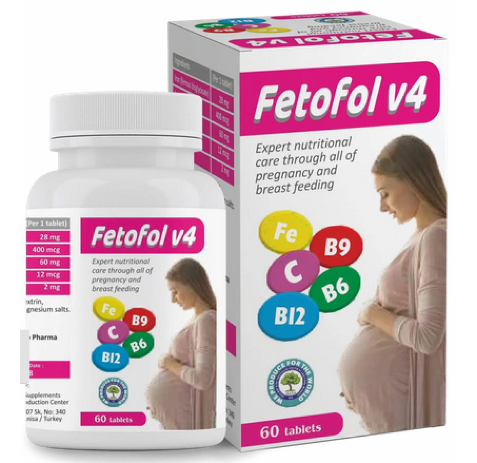 Ensa Mns, Fetofol V4, 60 таблеток