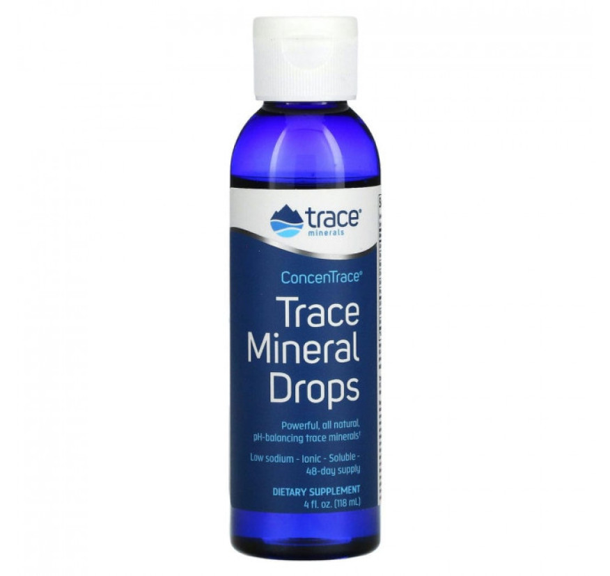 Trace Minerals, ConcenTrace, капли с микроэлементами, 118 мл