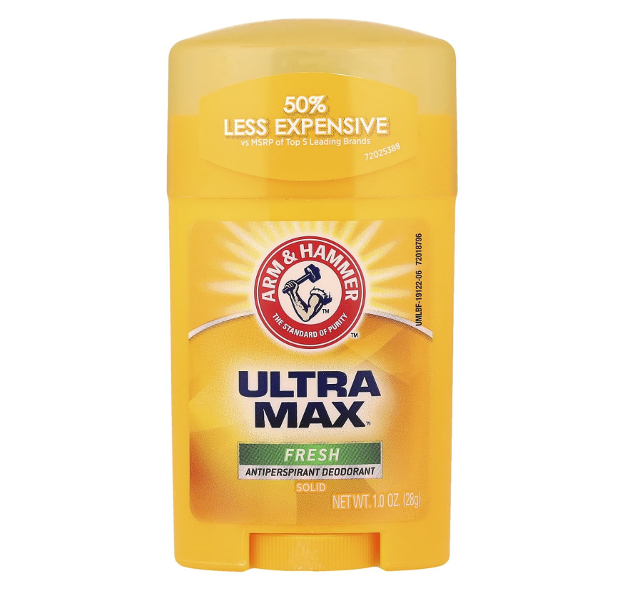 Твердый дезодорант-антиперспирант Arm & Hammer, UltraMax™, со свежим ароматом