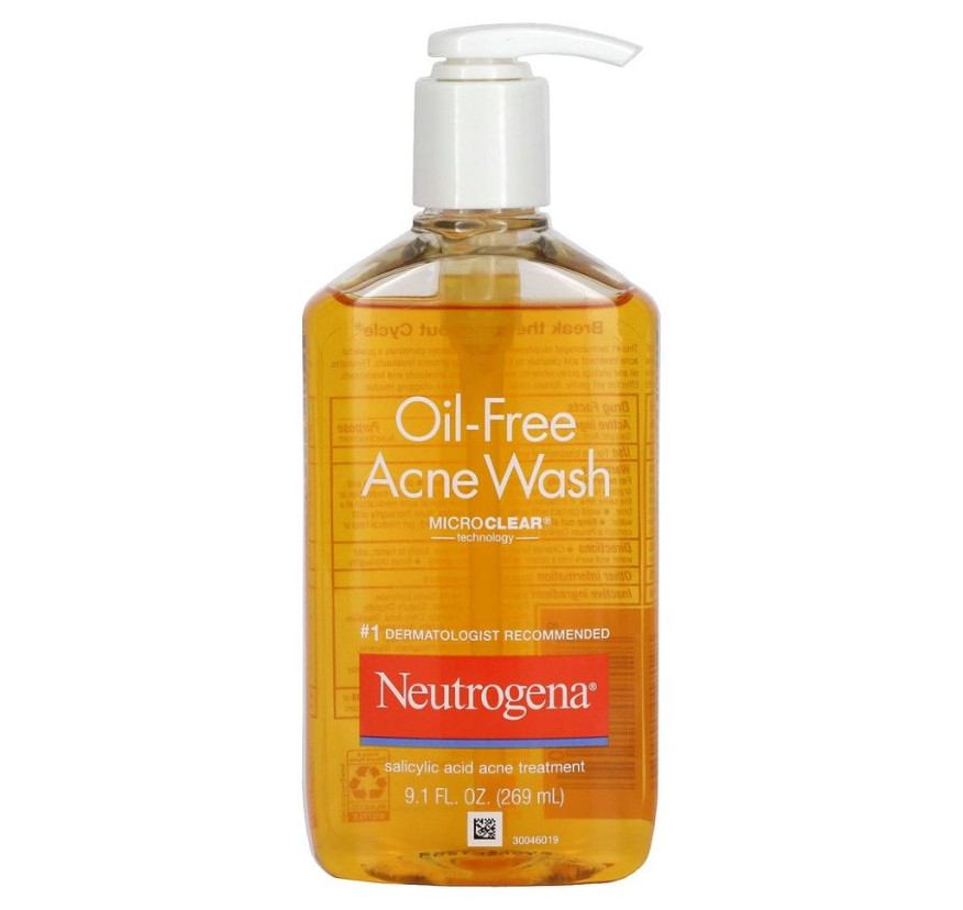 Neutrogena, средство для умывания против акне, не содержит масла, 269 мл (9,1 жидк. унции)