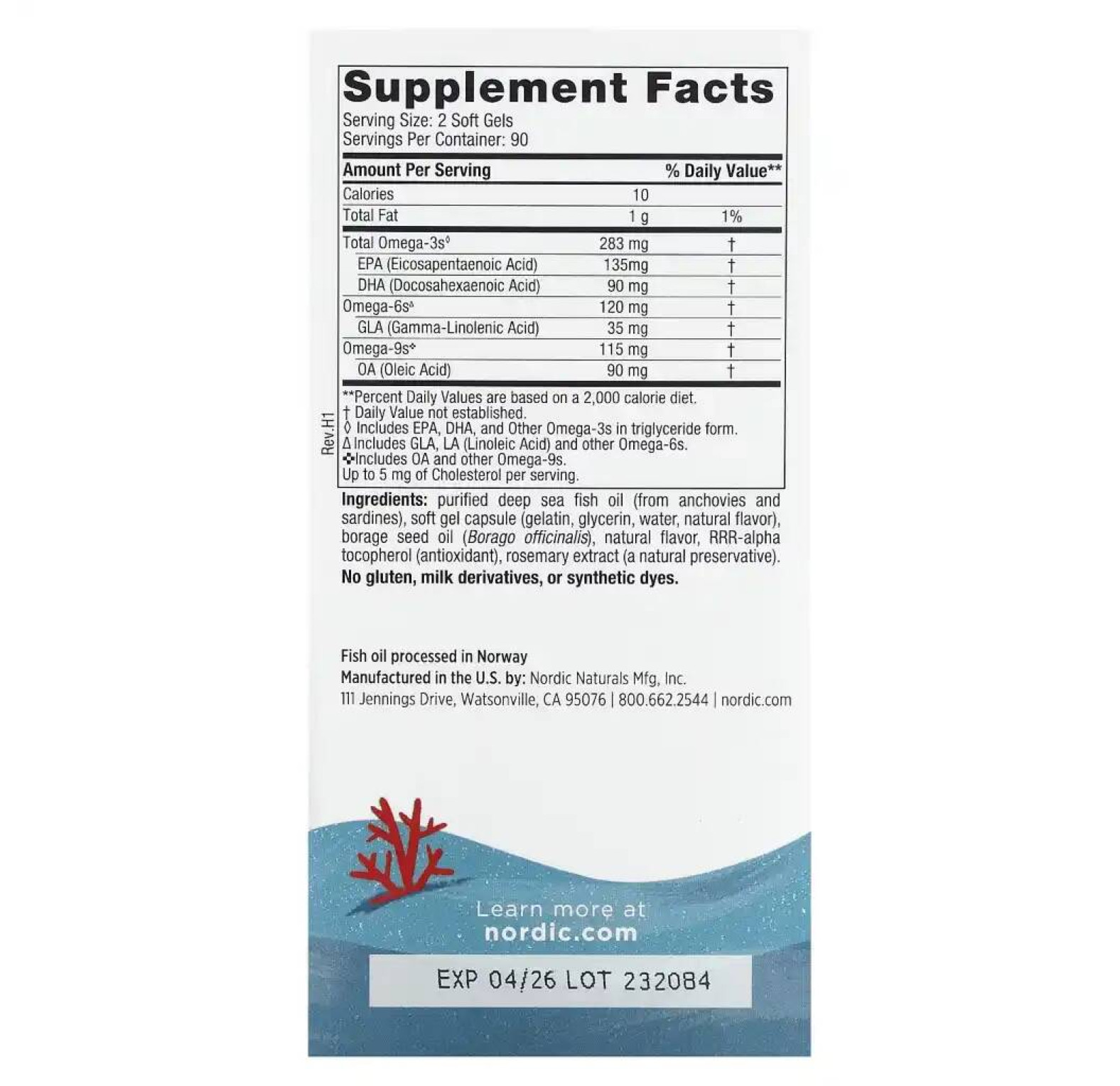 Nordic Naturals, Complete Omega Junior, для детей от 6 до 12 лет, лимон, 180 мини-капсул