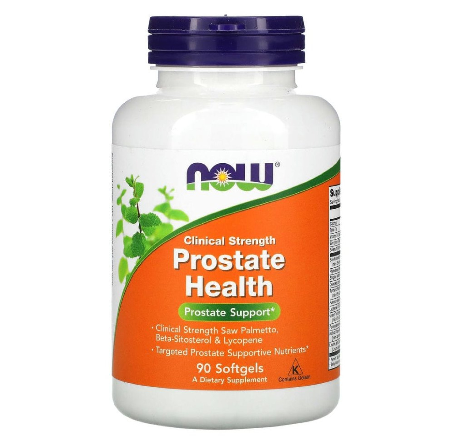 NOW Foods, Clinical Strength, добавка для здоровья предстательной железы, 90 капсул