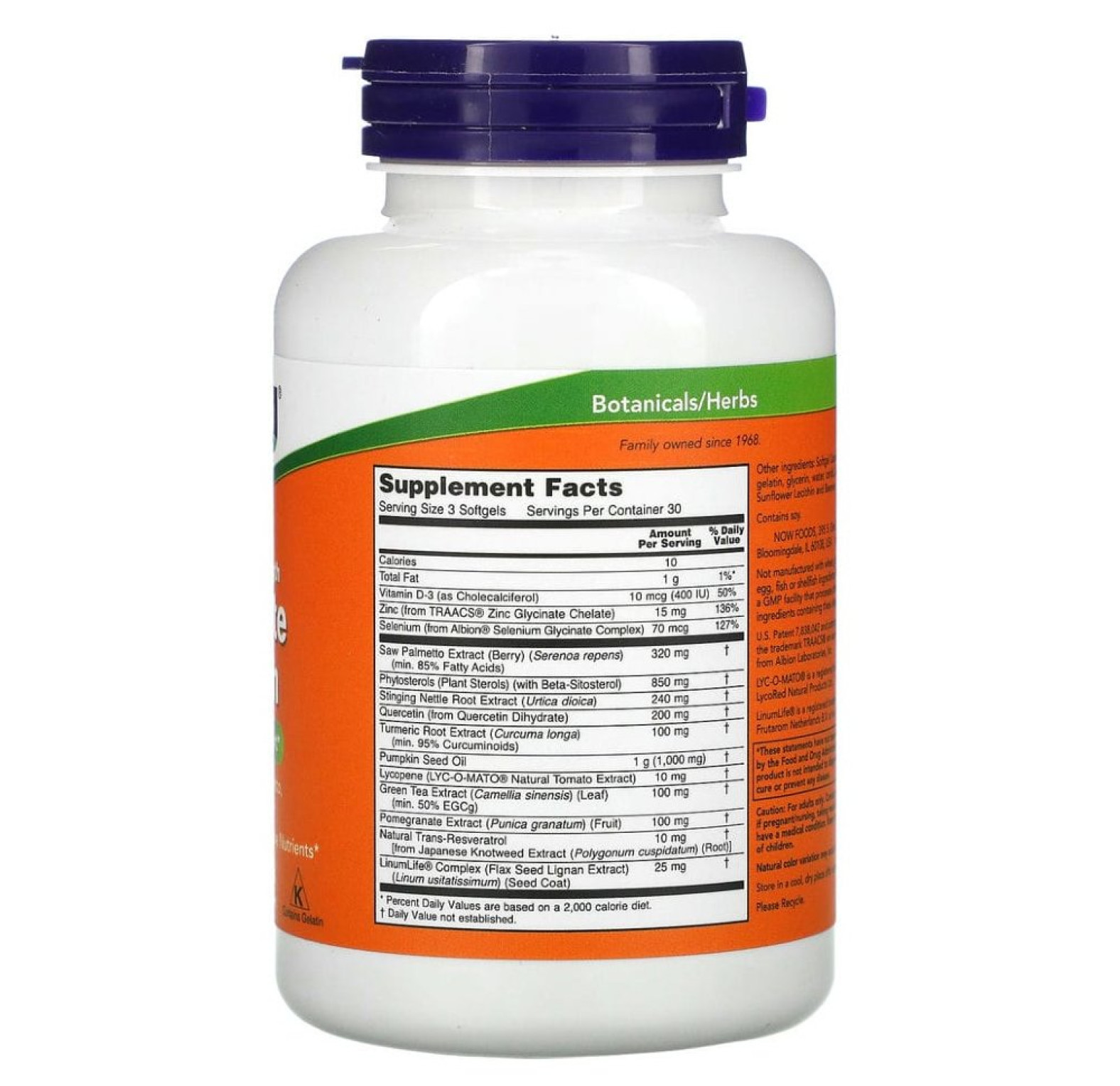NOW Foods, Clinical Strength, добавка для здоровья предстательной железы, 90 капсул