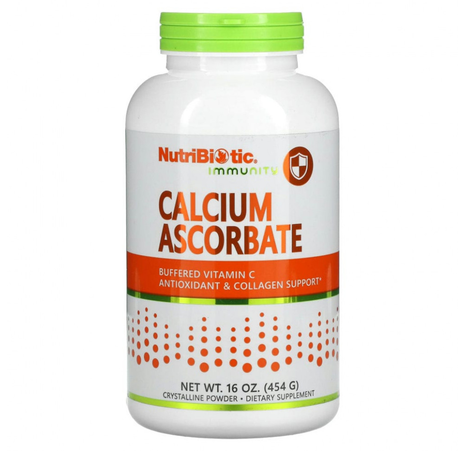 NutriBiotic, Immunity, аскорбат кальция для поддержки иммунитета, кристаллический порошок, 454 г (16 унций)