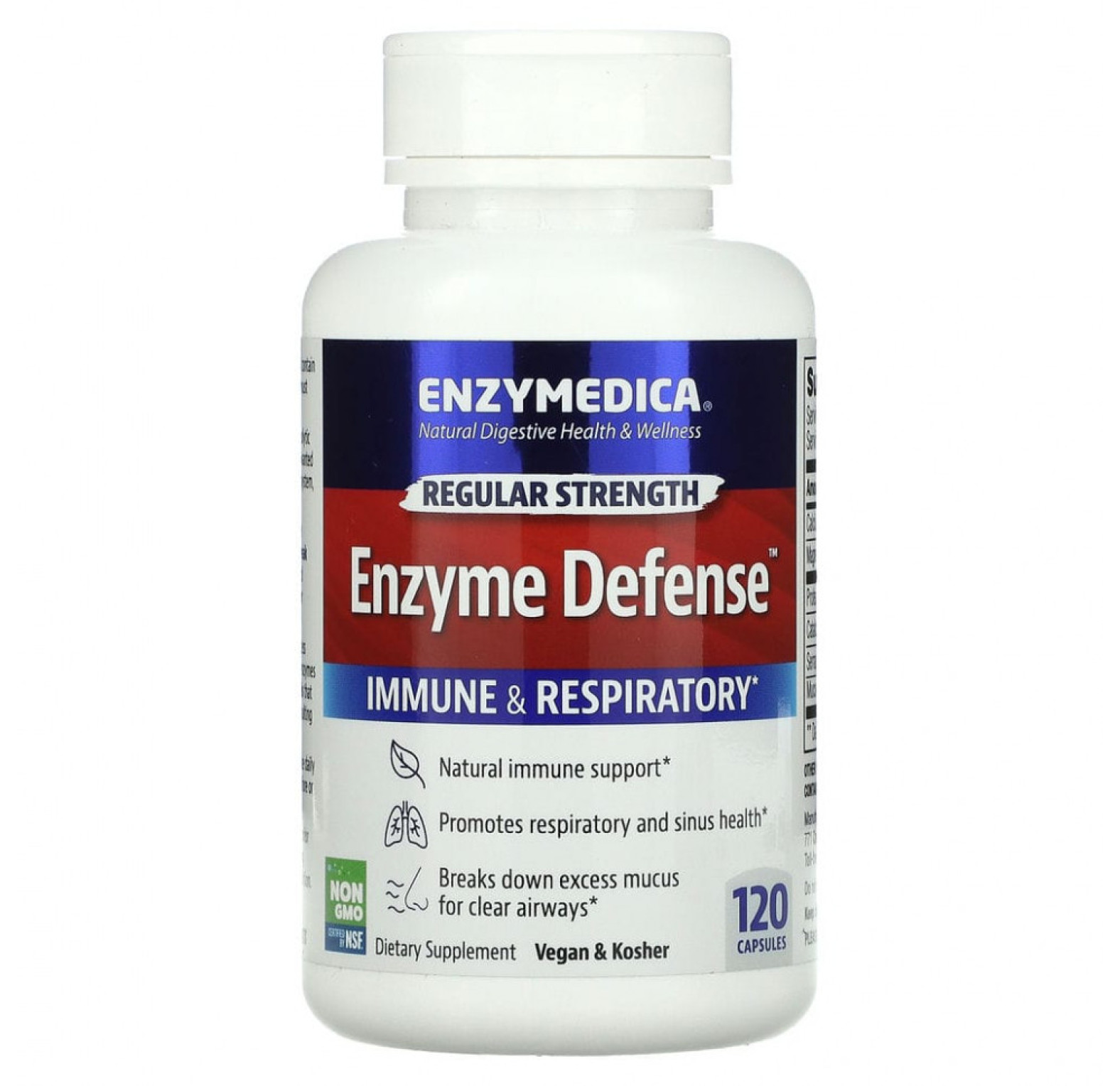 Enzymedica, Enzyme Defense, 120 капсул