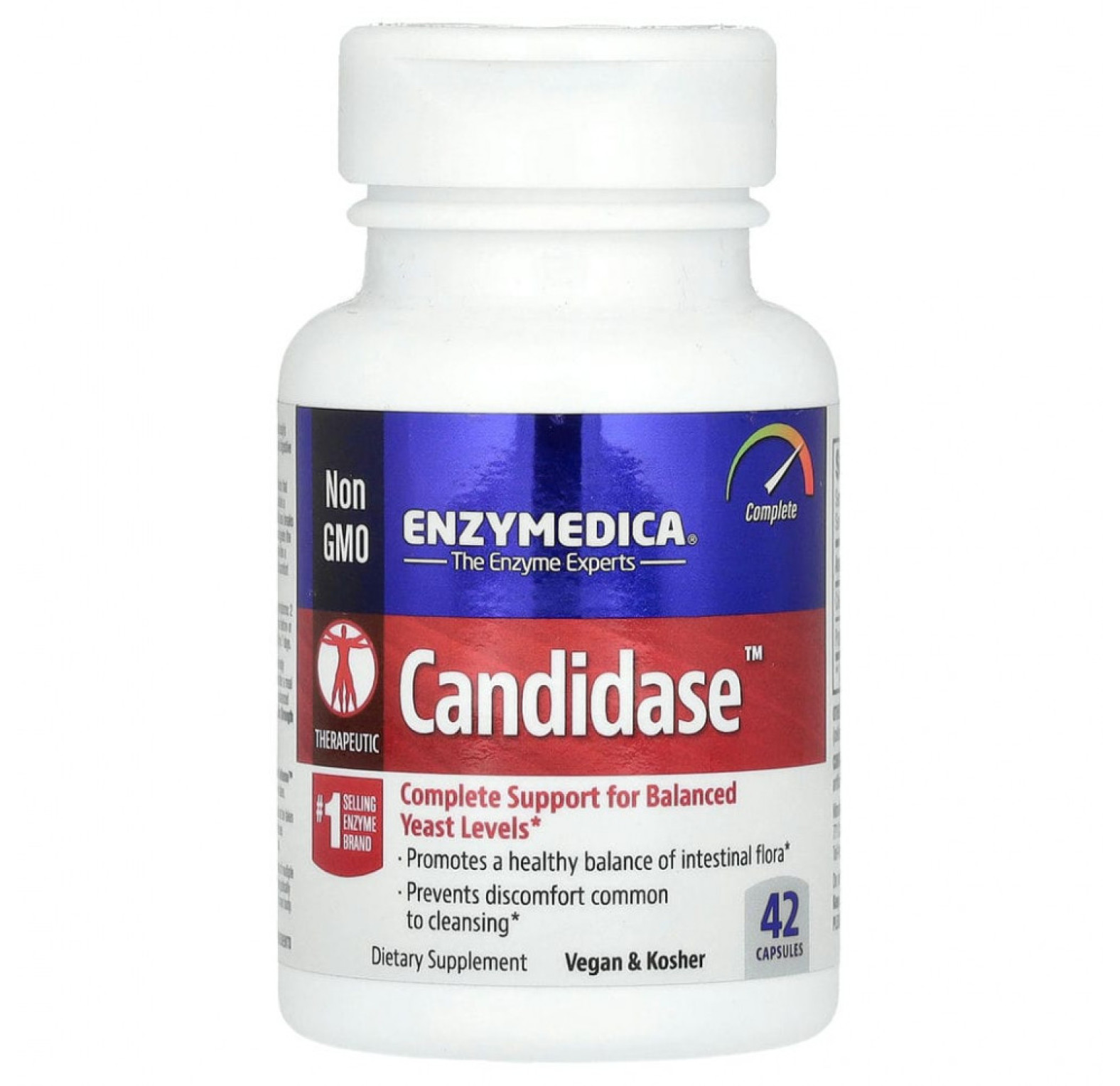Enzymedica, Кандидаза, 42 капсулы