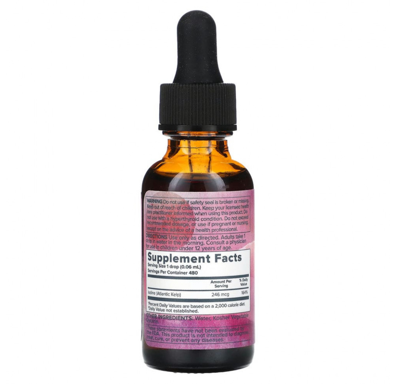 Heritage Store, атомарный коллоидный йод, 30 мл (1 жидк. унция)