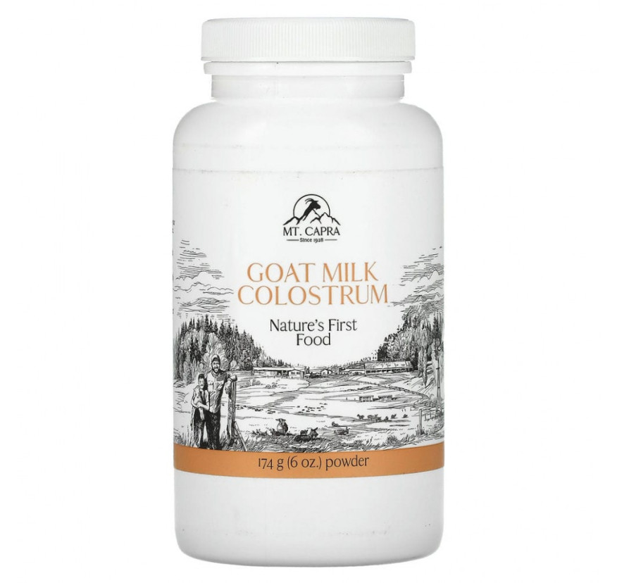 Mt. Capra, сухое молозиво из козьего молока, 174 г (6 унций)