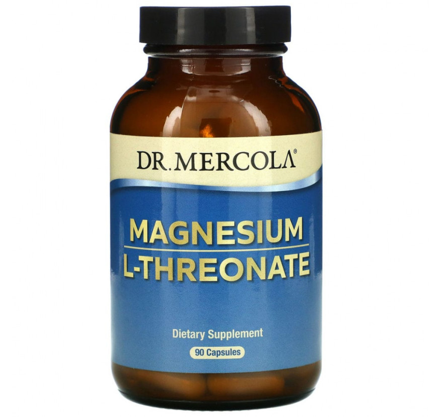 Dr. Mercola, L-треонат магния, 90 капсул