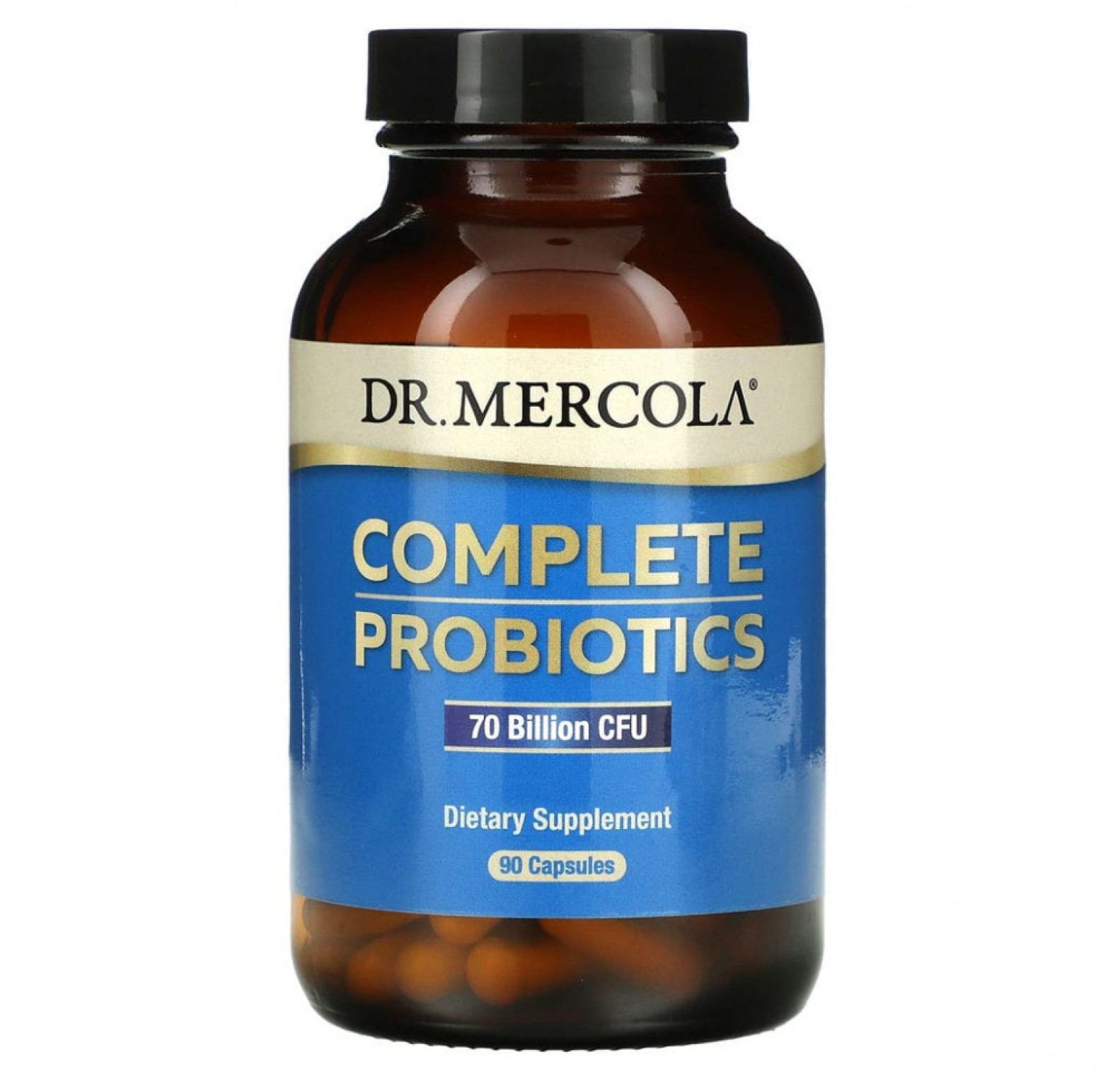 Dr. Mercola, Комплексные пробиотики, 70 млрд КОЕ, 90 капсул