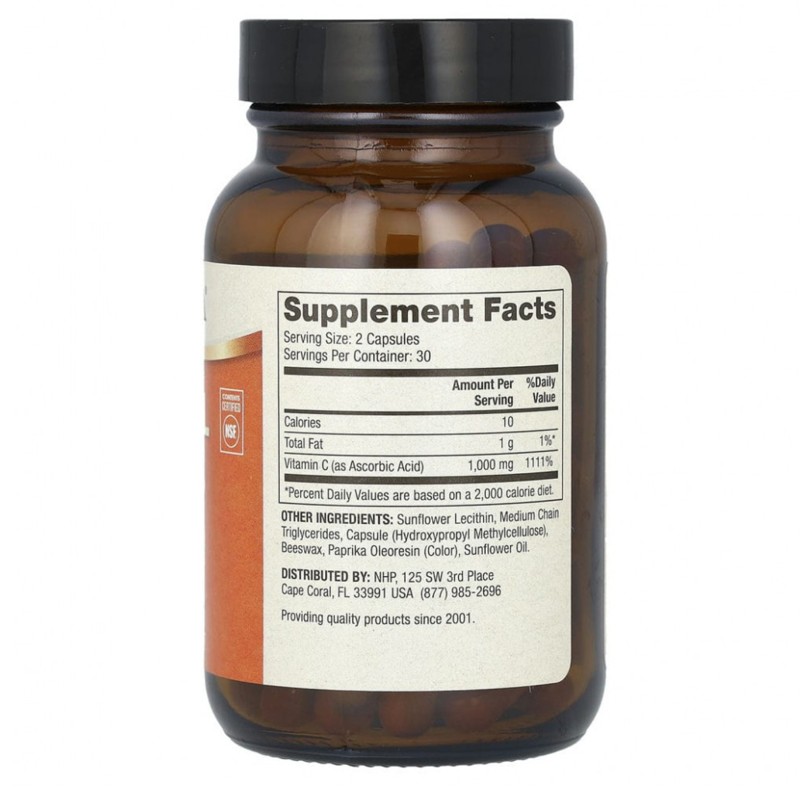 Dr. Mercola, липосомальный витамин С, 500 мг, 60 капсул