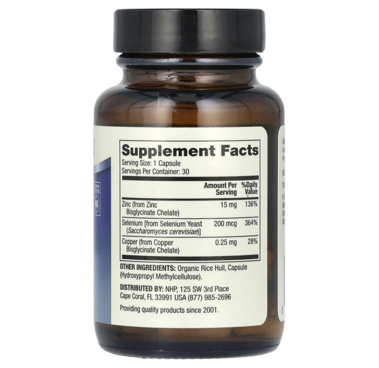 Dr. Mercola, цинк и селен, 30 капсул