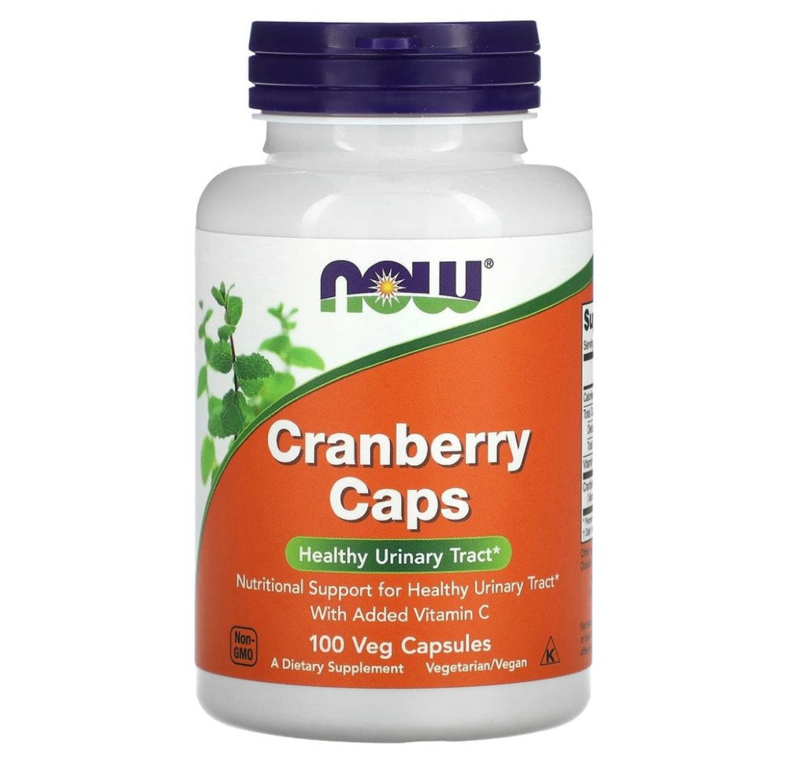 NOW Foods, клюквенные капсулы, 100 растительных капсул